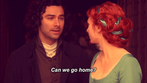 Ross, asking Demelza, begging really, please can they go home?