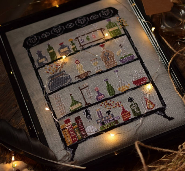 Witches Lab cross stitch