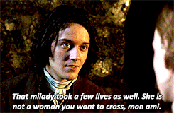 Fergus telling Ian that there were rumors that CLaire maybe killed a few people, too, and Ian absorbing this tidbit.