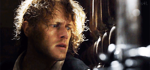 Jamie in his cell, eyes full of fear: I lost her once, Fergus.