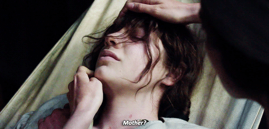 Elias, in his hammock, feverishly asking for his mother.