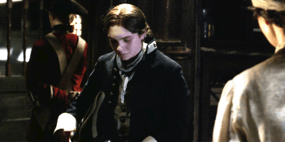 Elias, putting on his hat and saluting Claire. He's basically a perfect cinnamon roll.