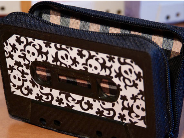 Cassette Tape zipper wallet
