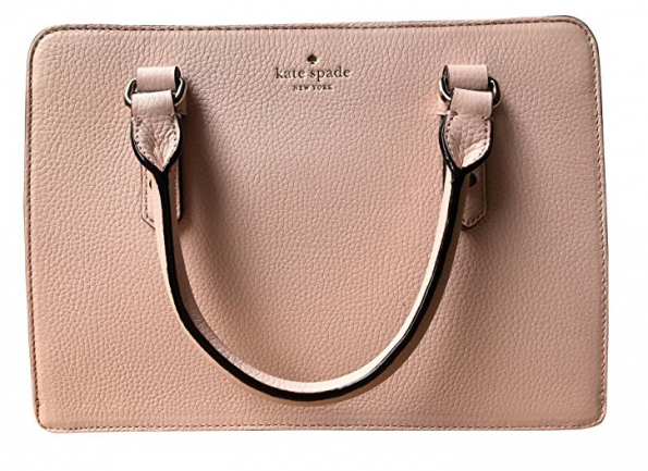 Pink pebbled leather kate spade mulberry street LISE bag 