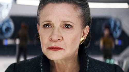 close up of General Leia