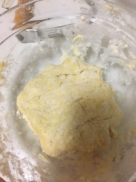 A stiff paste. I think.