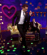 Tom Hiddletson dances