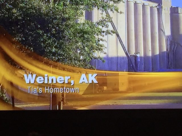the title card for Tia's hometown says Weiner, AK