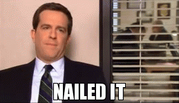 Andy from The Office says nailed it