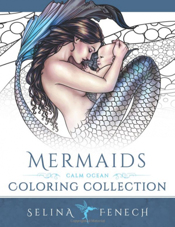 Calm Ocean Mermaids Coloring Collection