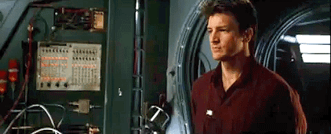Nathan Fillion yelling TRAP! 