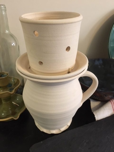 my 14th century cheese mold!