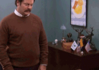 Ron Swanson says what the hell just happened