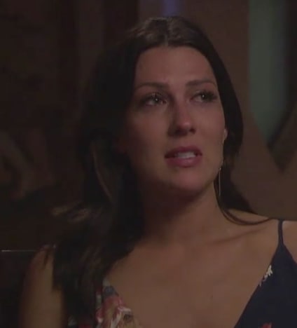 Becca breaks down in front of the camera