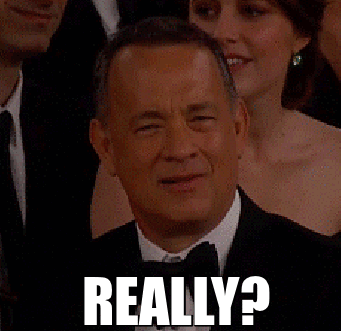 Tom Hanks asks really?
