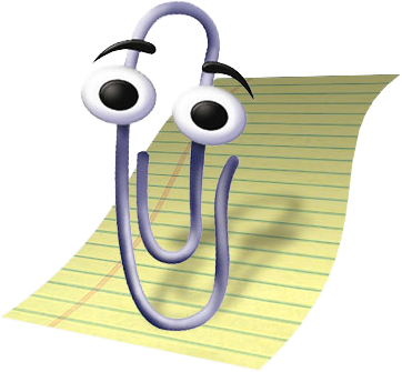 A sentient paperclip named Clippy