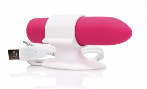 Charged Positive bullet vibrator in pink