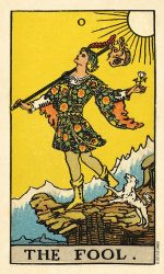 The Fool (card from the Rider Waite Smith deck)