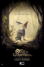 An animated, cartoon image of two boys walking through a forest. It has the tagline line, will you take a peek.