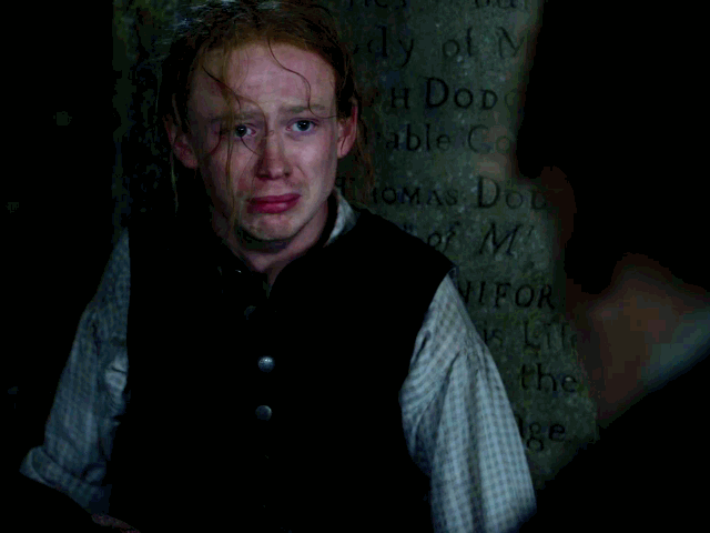 A traumatized looking Ian.