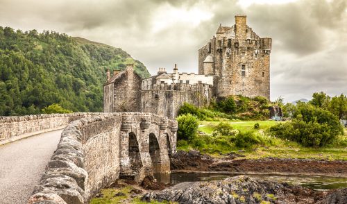 Castle Highlands Scotland Landscape