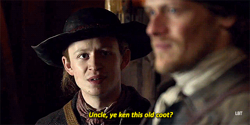 Ian, asking Jamie, Uncle, you know this old coot?