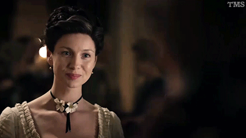 Claire realizing that maybe referencing the cherry tree legend wasn't cool at ALL.