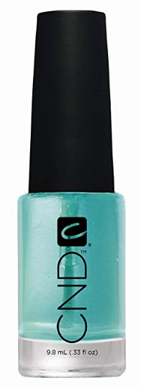 Stickey basecoat bottle - a light green liquid in a brush bottle