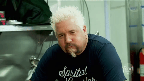 Guy Fieri shakes his head