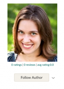Theresa Romain headshot with Follow Author button beneath