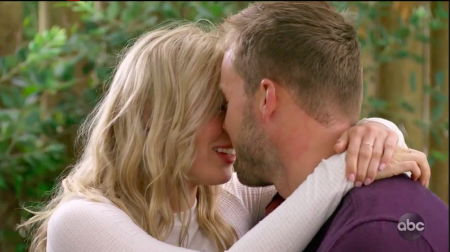 Cassie and Colton kiss.