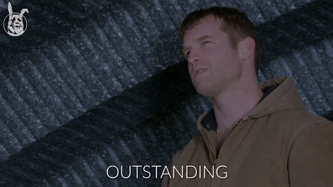 Wayne from Letterkenny says Outstanding