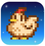 Stardew Valley Icon - a digital 8bit chicken 