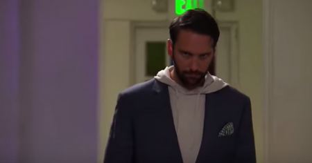 Cam stares at Hannah and Mike like a goddman creeper