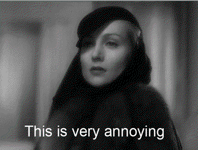 Carole says, "This is very annoying"