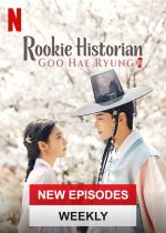 Rookie Historian poster from netflix showing main characters looking at one another against a back drop of tree blossoms
