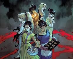 the wives, looking pissed