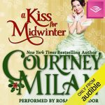 A Kiss for Midwinter - a woman with a massive ballgown with her gloved hands near her face