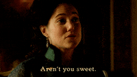 Georgiana says, Well aren't you sweet. And don't we love to eat sweet things.