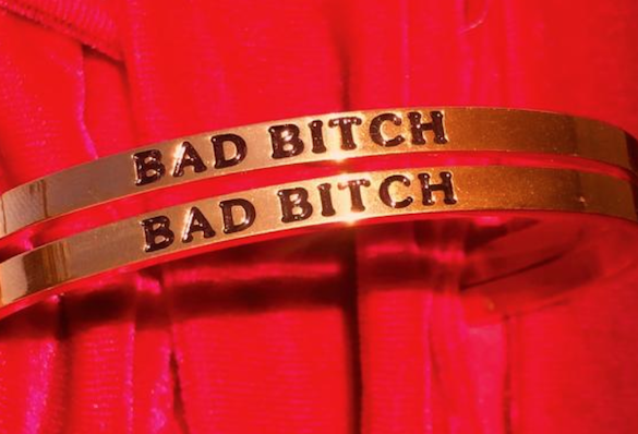 Bad Bitch stamped bracelet 