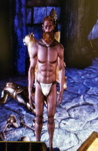 front view. Nice medieval underwear 