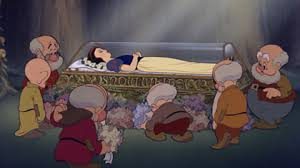 Snow White in coffin