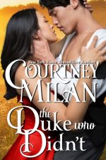 The Duke Who Didn't - Mobi download linked file - a woman in a red dress embracing a man with his shirt open