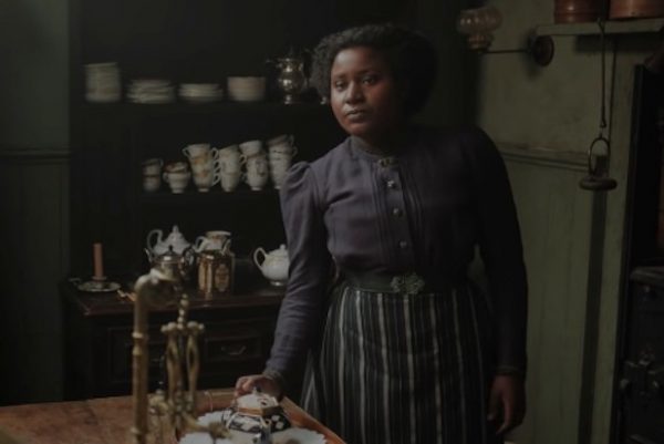 Edith in her tea room