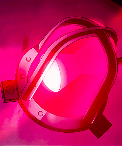 an animated red alarm