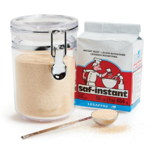 King Arthur Flour Complete Yeast set with cannister, measuring spoon and a big ol bag of yeast 