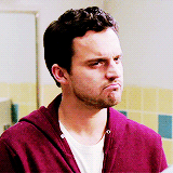 Nick Miller from New Girl shakes his head no