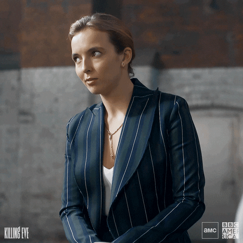 Villanelle from Killing Eve raises an eyebrow
