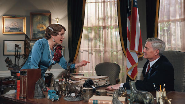 Martha lecturing Roosevelt 