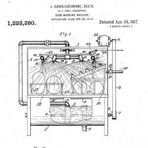diagram of Cochrane's dishwasher